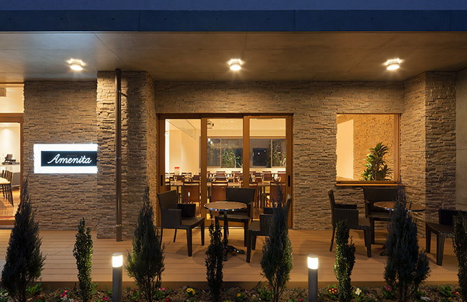 写真：ピッツエリア アメニータ　外観